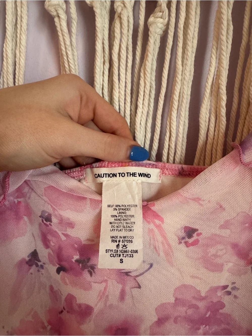Pink Floral Slip Dress - Picture 3 of 3